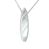 Mother of Pearl Hawaiian Surfboard Pendant Pendant Island by Koa Nani 