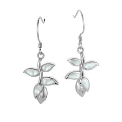 Mother of Pearl Heliconia Earrings Earrings Island by Koa Nani 