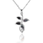 Mother of Pearl Heliconia Pendant Pendant Island by Koa Nani Black 