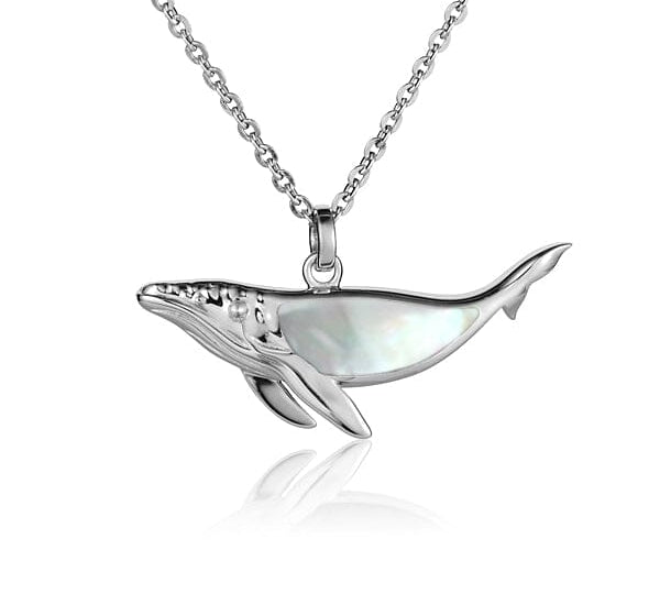 Mother of Pearl Humpback Whale Pendant Pendant Island by Koa Nani 