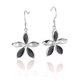 Mother of Pearl Jasmine Earrings Earrings Island by Koa Nani Black 