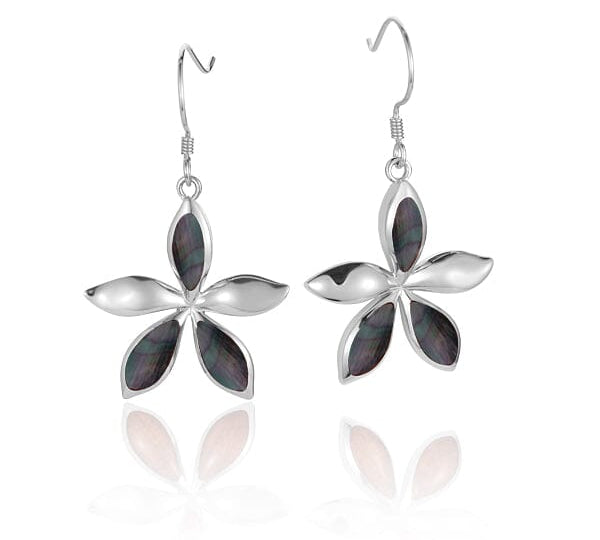 Mother of Pearl Jasmine Earrings Earrings Island by Koa Nani Black 