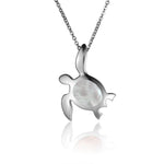 Mother of Pearl Kona Honu Pendant Pendant Island by Koa Nani Small 