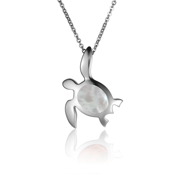 Mother of Pearl Kona Honu Pendant Pendant Island by Koa Nani Small 