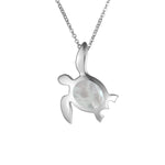 Mother of Pearl Kona Honu Pendant Pendant Island by Koa Nani Large 