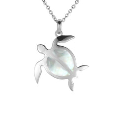 Mother of Pearl Lanai Honu Pendant Pendant Island by Koa Nani 