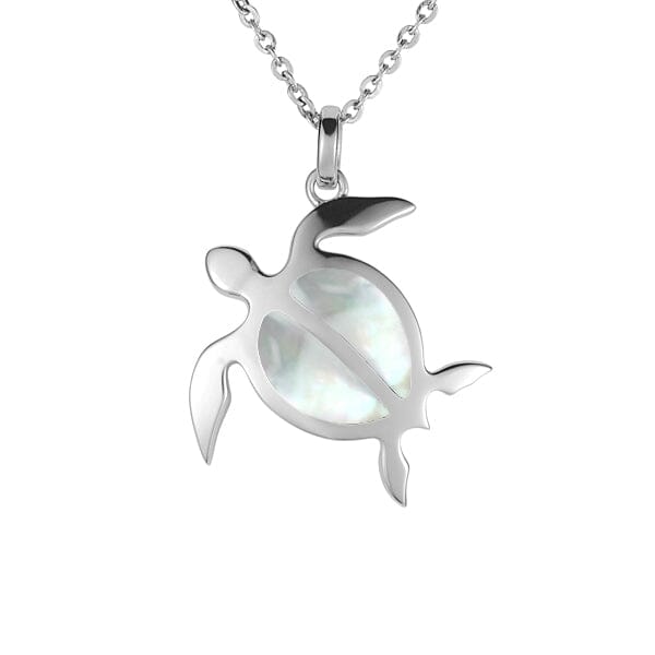 Mother of Pearl Lanai Honu Pendant Pendant Island by Koa Nani 