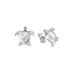 Mother of Pearl Lihue Honu Earrings Earrings Island by Koa Nani 