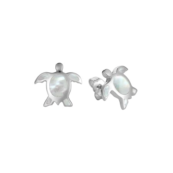 Mother of Pearl Lihue Honu Earrings Earrings Island by Koa Nani 