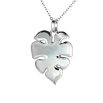 Mother of Pearl Monstera Leaf Pendant Pendant Island by Koa Nani 