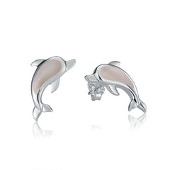 Mother of Pearl Nai'a Earrings Earrings Island by Koa Nani White 