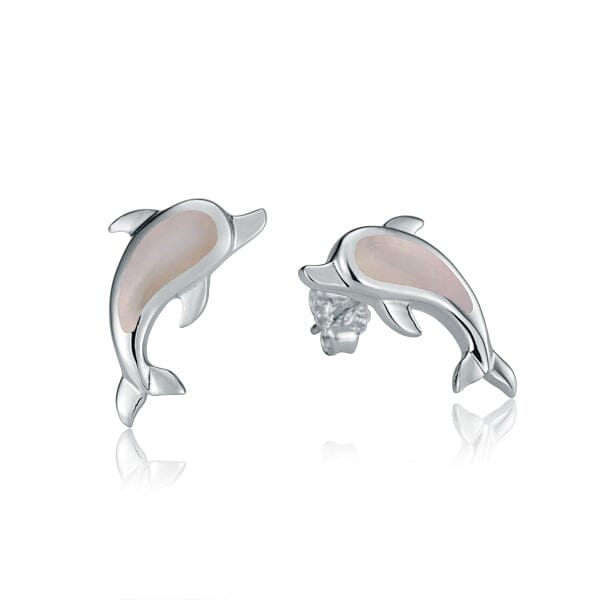 Mother of Pearl Nai'a Earrings Earrings Island by Koa Nani White 
