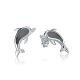 Mother of Pearl Nai'a Earrings Earrings Island by Koa Nani Black 