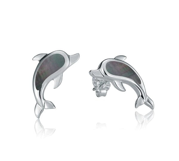 Mother of Pearl Nai'a Earrings Earrings Island by Koa Nani Black 