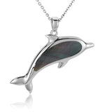 Mother of Pearl Nai'a Pendant Pendant Island by Koa Nani Large Black 