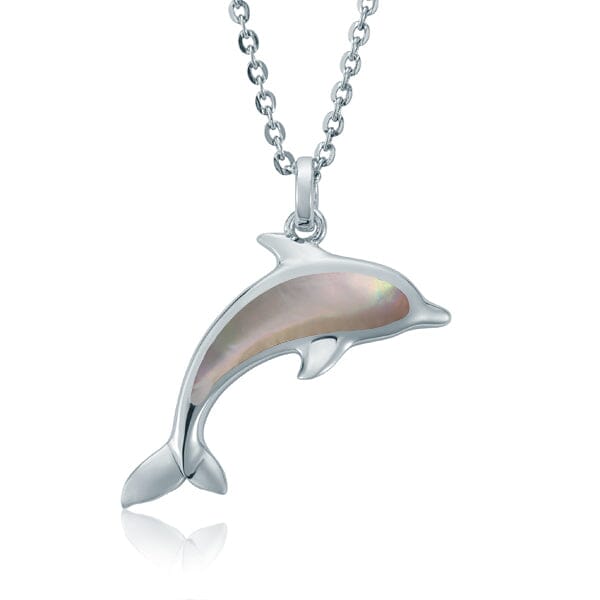 Mother of Pearl Nai'a Pendant Pendant Island by Koa Nani Small White 