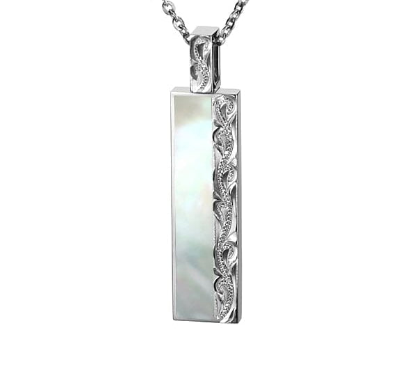 Mother of Pearl Nalu Bar Pendant Pendant Island by Koa Nani 