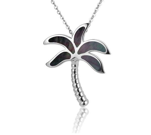 Mother of Pearl Palm Tree Pendant Pendant Island by Koa Nani 