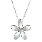 Mother of Pearl Pikake Pendant Pendant Island by Koa Nani White 