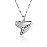 Mother of Pearl Shark Tooth Pendant Pendant Island by Koa Nani White 