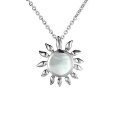 Mother of Pearl Sunflower Pendant - Island by Koa Nani