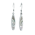 Mother of Pearl Surfboard Earrings Earrings Island by Koa Nani 