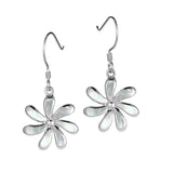 Mother of Pearl Tropical Tiare Earrings Earrings Island by Koa Nani 