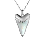 Mother of Pearl Warrior Mano Tooth Pendant Pendant Island by Koa Nani 