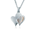 Mother of Pearl When Hearts Meet Pendant Pendant Island by Koa Nani 