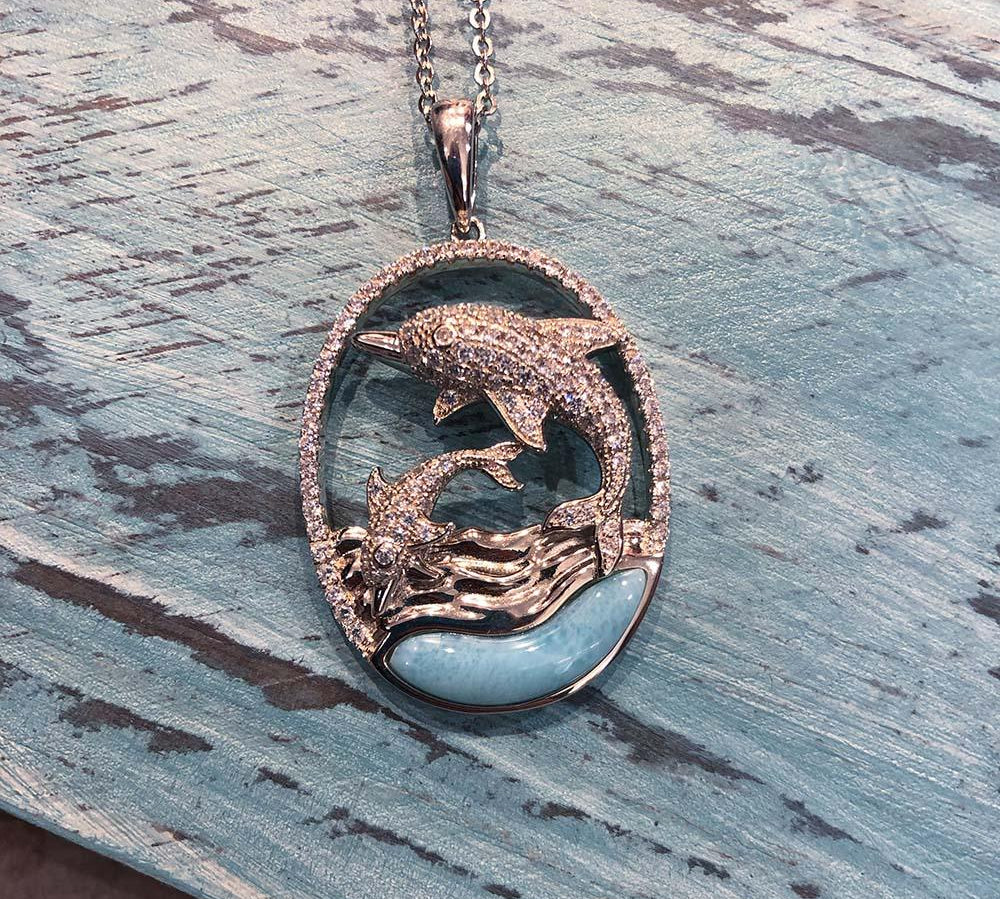 Nai'a of the Sea Pendant Pendant Island by Koa Nani 