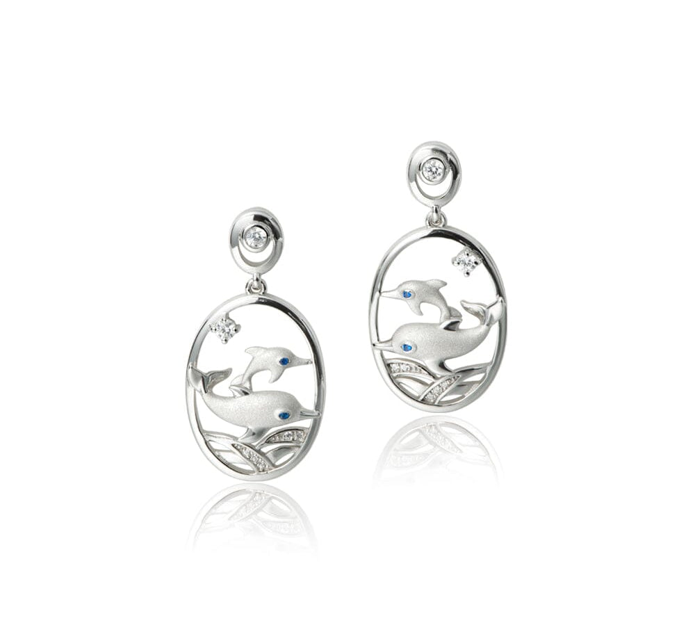 Nai'a Wave Earrings Earrings Island by Koa Nani 
