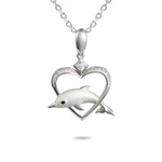 Ocean Lovers Heart Pendant Pendant Island by Koa Nani 