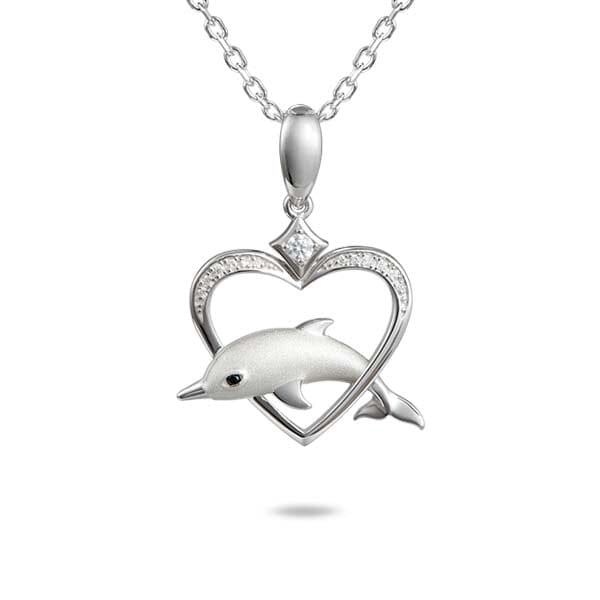 Ocean Lovers Heart Pendant Pendant Island by Koa Nani 