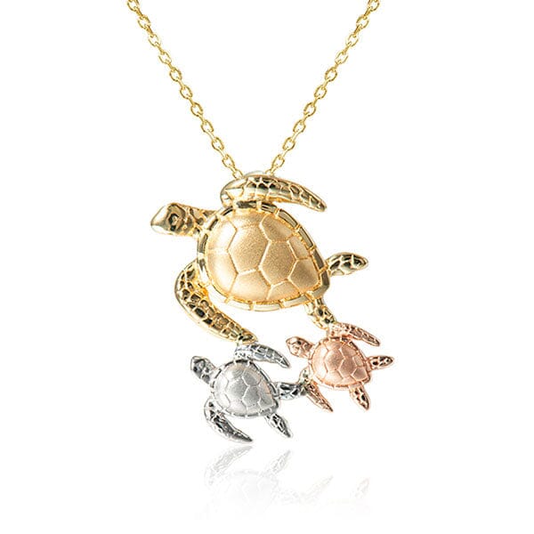 Ohana Honu Pendant Pendant Island by Koa Nani 