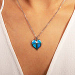 Opal Anthurium Heart Pendant Pendant Island by Koa Nani 