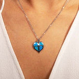 Opal Anthurium Heart Pendant Pendant Island by Koa Nani 