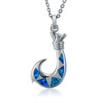 Opal Bahamas Fishhook Pendant Pendant Island by Koa Nani 