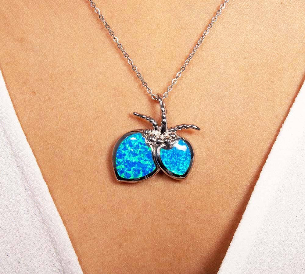 Opal Coconut Pendant Pendant Island by Koa Nani Large 