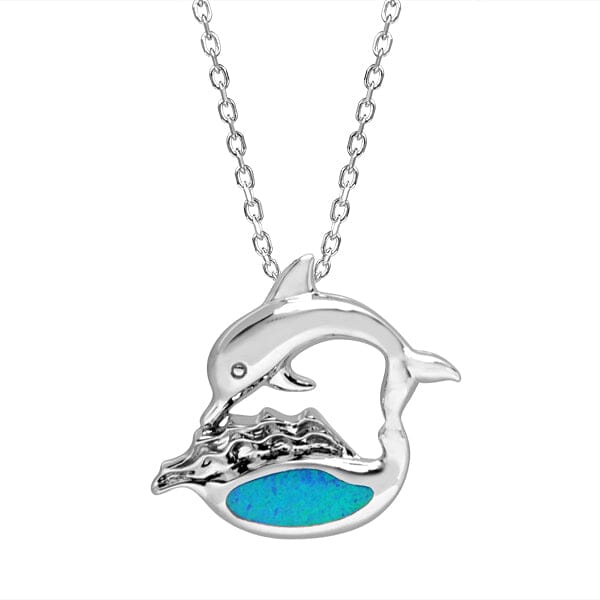 Opal Crashing Wave Nai'a Pendant Pendant Island by Koa Nani 
