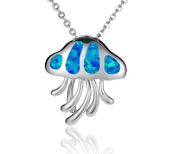 Opal Crystal Jellyfish Pendant Pendant Island by Koa Nani 