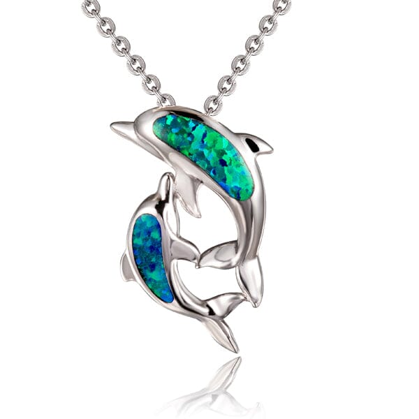 Opal Dolphin Lover Pendant Pendant Island by Koa Nani 