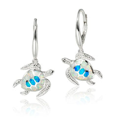 Opal Hana Honu Earrings Earrings Island by Koa Nani 