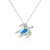 Opal Hana Honu Pendant Pendant Island by Koa Nani Small 