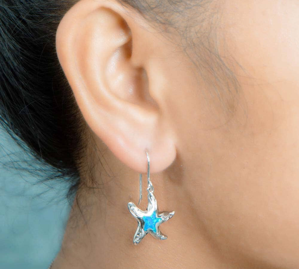 Opal Hau'oli Starfish Earrings Earrings Island by Koa Nani 