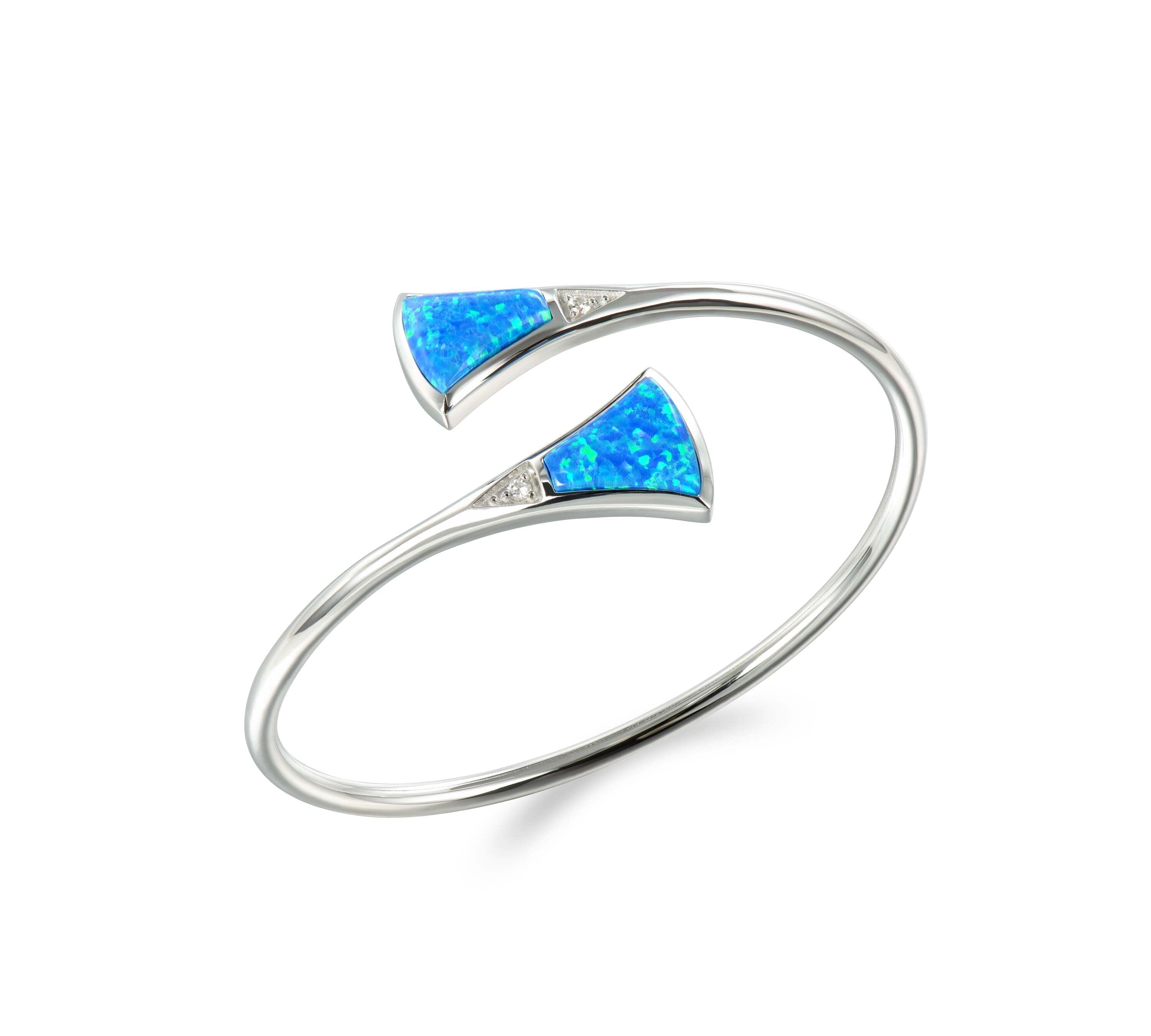 Opal Hawaiian Lotus Bangle Bangle Island by Koa Nani 