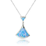 Opal Hawaiian Lotus Pendant Pendant Island by Koa Nani 