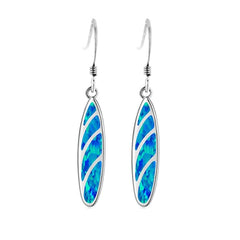 Opal Hawaiian Surfboard Earrings Earrings Island by Koa Nani 