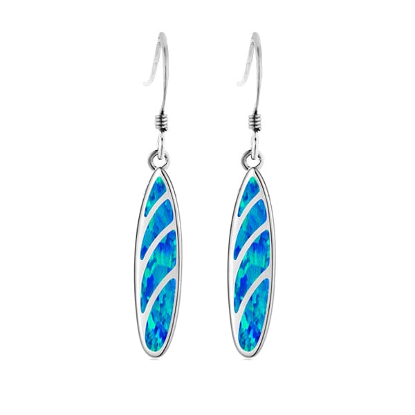 Opal Hawaiian Surfboard Earrings Earrings Island by Koa Nani 