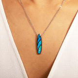 Opal Hawaiian Surfboard Pendant Pendant Island by Koa Nani 