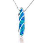 Opal Hawaiian Surfboard Pendant Pendant Island by Koa Nani 